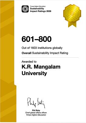 Overall Sustainability Impact Rating Certificate