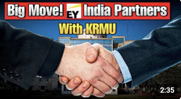 Big Move! EY India Partners with K. R. Mangalam University
