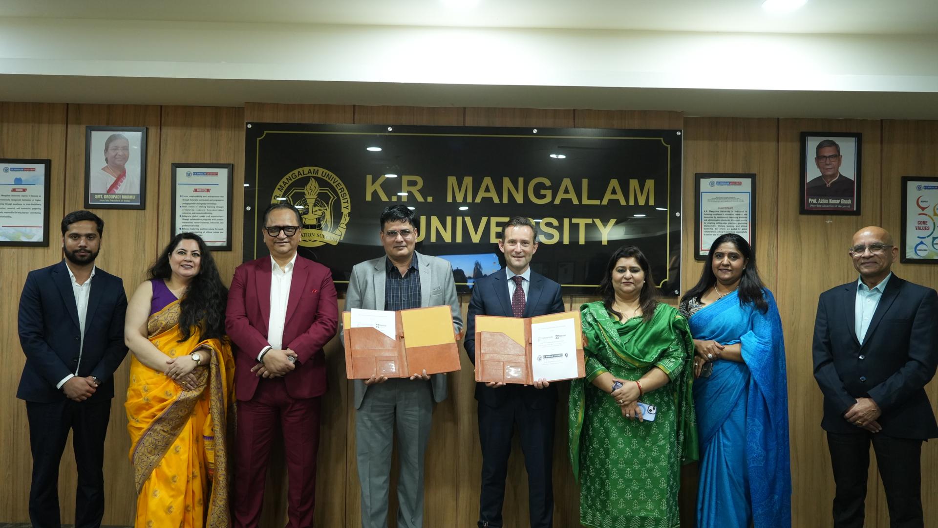 MoU signing ceremony with Federation University, Australia