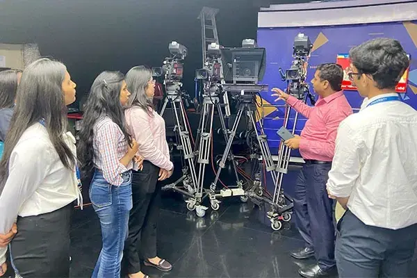 Industrial Visit to News 24 Channel