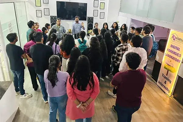 Industry Visit to RJ Forsec Solutions in Delhi