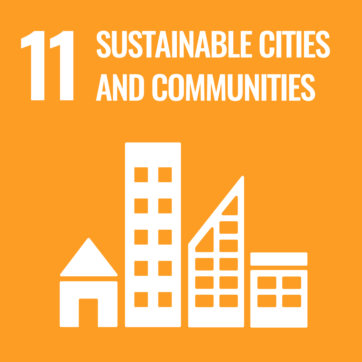SDG 11 Sustainable Cities and Communities Tile