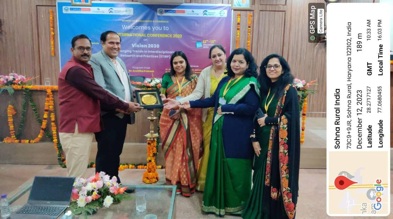 Two-day International Conference on 'Vision 2030: Emerging Trends in Interdisciplinary Research and Practices (ETIRP)'