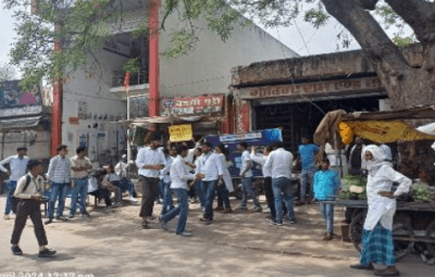 Street Play on Cyber & Mobile Phone Frauds (with Red Cross Society)