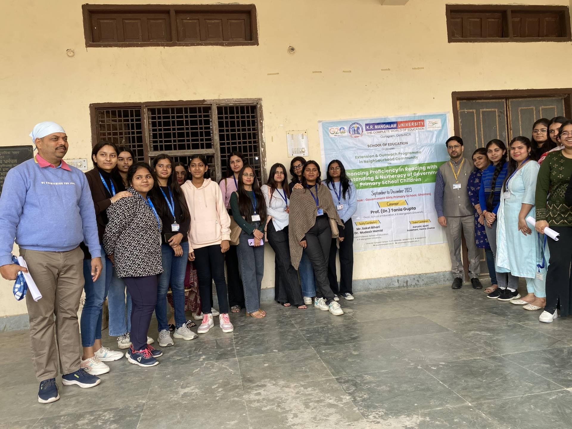 Enhancing Proficiency in Reading and Numeracy of Government Primary School Children of Village Ghamroj