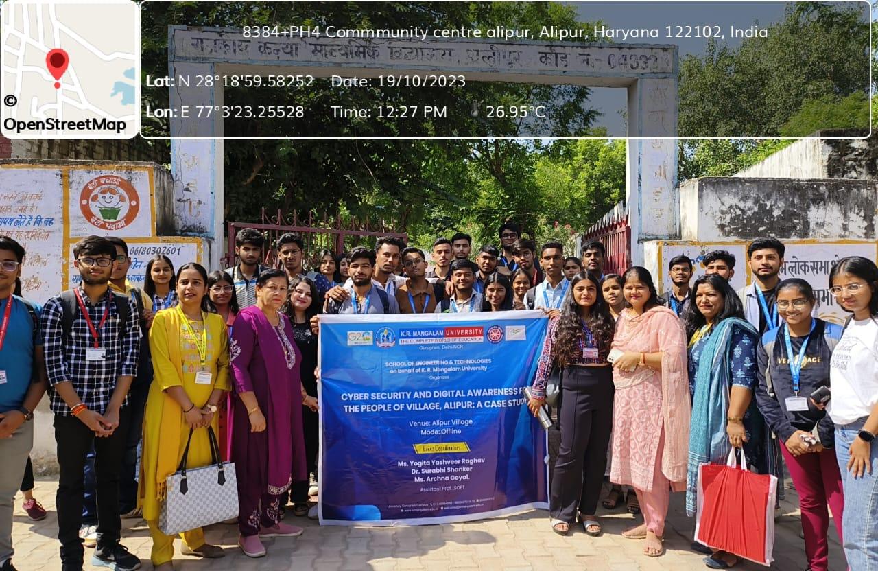 Cyber Security and Digital Awareness for the People of Village Alipur: A Case Study