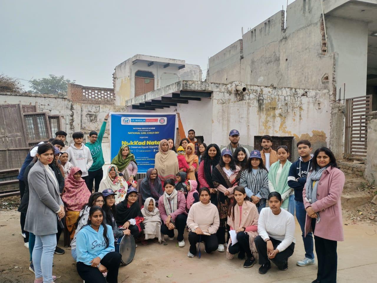 Nukkad Natak on National Girl Child Day