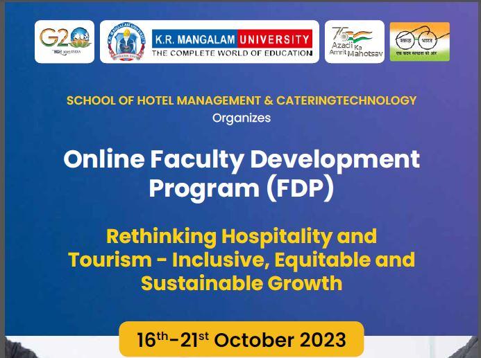 Rethinking Hospitality and Tourism- Inclusive, Equitable and Sustainable