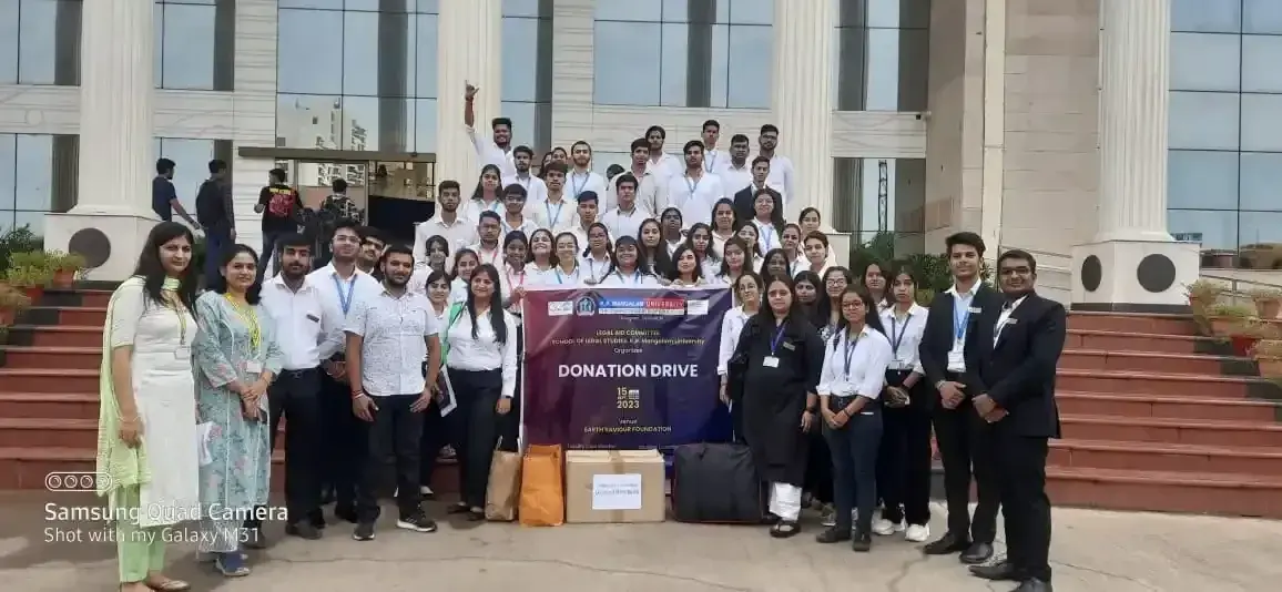 Donation Drive and Visit to the Earth Saviours Foundation, Bandhwari