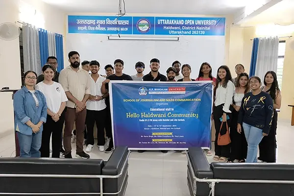 Educational Visit to Hello Haldwani 91.2 FM Community Radio